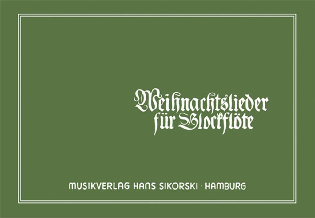 Weihnachtslieder für Blockflöte
